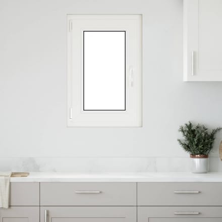 vidaXL - Kleur - binnenkant - kelderraam - Wit - RISOR - 50 - x - 75 - cm