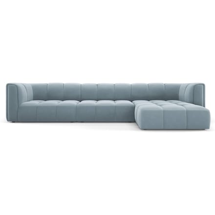 Hoekbank Francesca velvet rechts 5-zits | Milo Casa