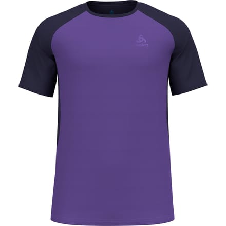 Odlo X-Alp Trail Hardloopshirt Heren-paars, zwart