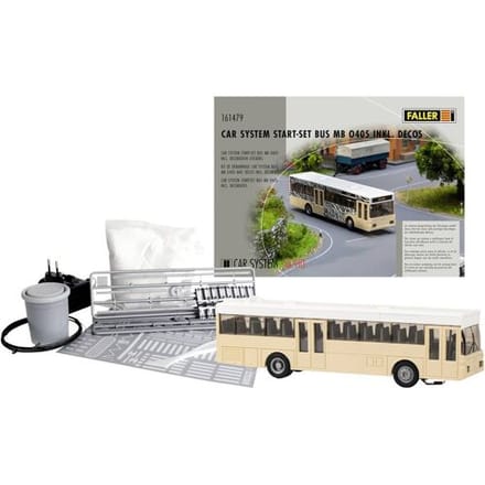 Faller - Car System Start-Set bus MB O405 incl. decoration stickers - FA161479 - modelbouwsets, hobbybouwspeelgoed voor kinderen, modelverf en accessoires