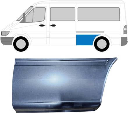 Reparatiepaneel achterspatbord voor Mercedes Sprinter 1995-2006 / Links