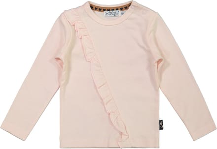 Dirkje - Pink Ruffle Longleeve-80