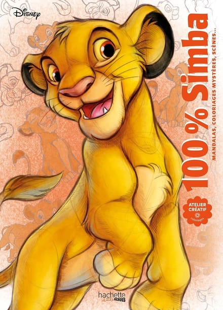 Disney - 100% Simba - Kleurboek voor volwassenen en kinderen
