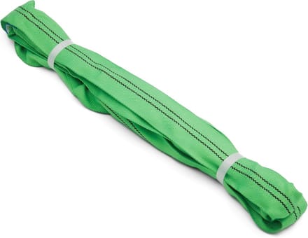 Ronde Lus - Hijsband - Zwaar Gewicht - Duurzaam Polyester - 2 Meter - Grijs