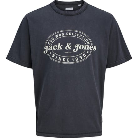 JACK&JONES - JJEDOVER PRINT TEE SS CREW NECK SN - Heren - T-shirts