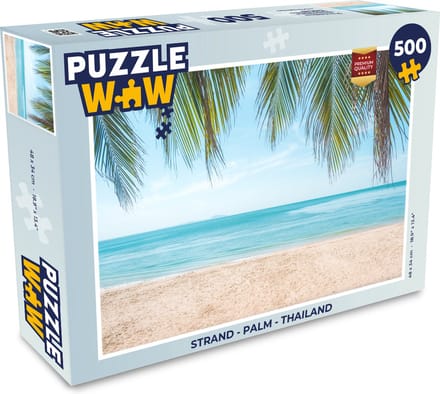 Puzzel Strand - Palm - Thailand - Legpuzzel - Puzzel 500 stukjes