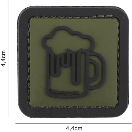 Embleem 3D PVC Bier Groen