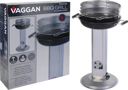 Vaggan RVS luxe barbecue met voorraadrek
