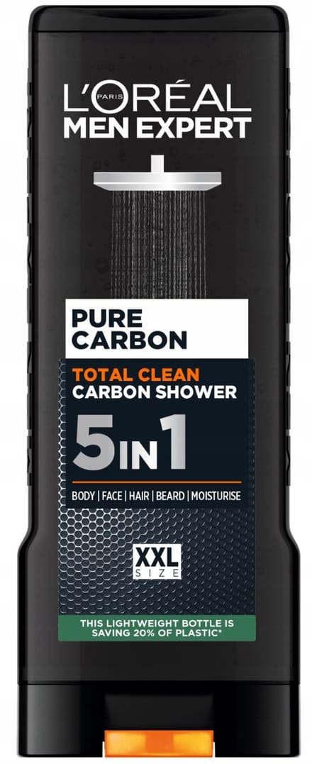 L'OREAL MEN EXPERT PURE CARBON SHOWER GEL 5W1 400ML