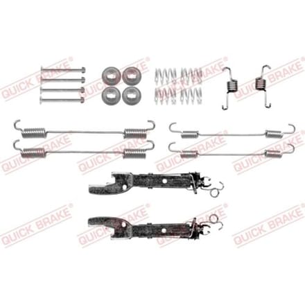 Toebehorenset, remschoenen QUICK BRAKE 105-0057S