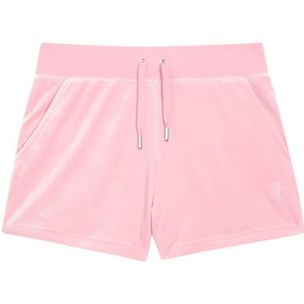 Juicy Couture Classic Velour Short With Back Pocket ROZE - Maat XS