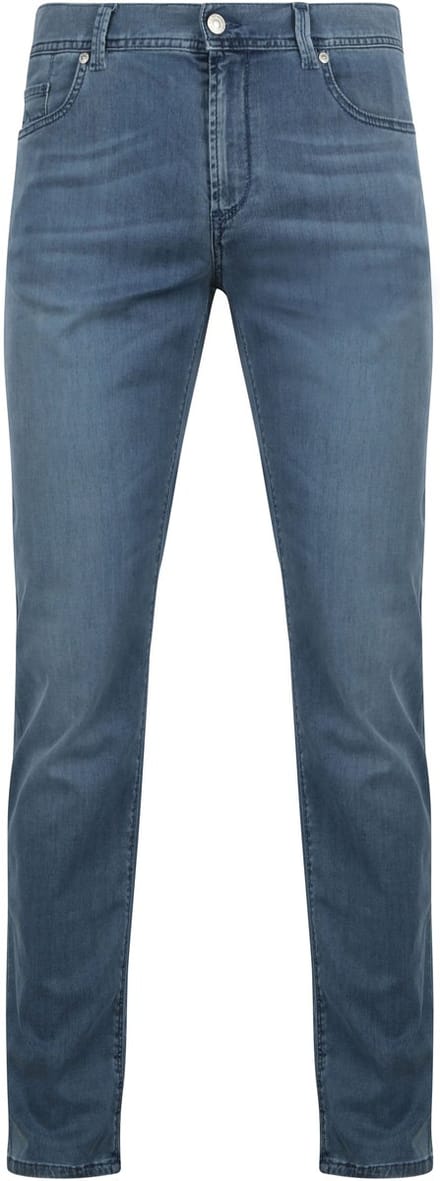 Alberto Pipe Jeans Blauw - Maat W 32 - L 34 - Heren - Five-pocket broek