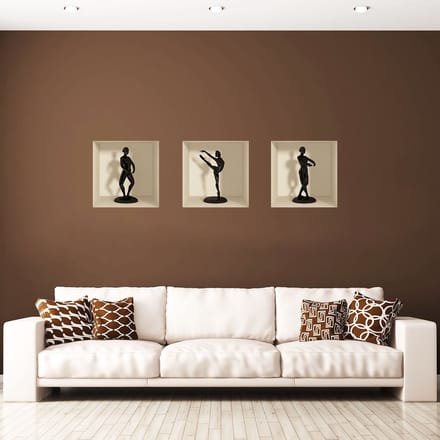 3D-ballerina sticker 30 x 90 cm