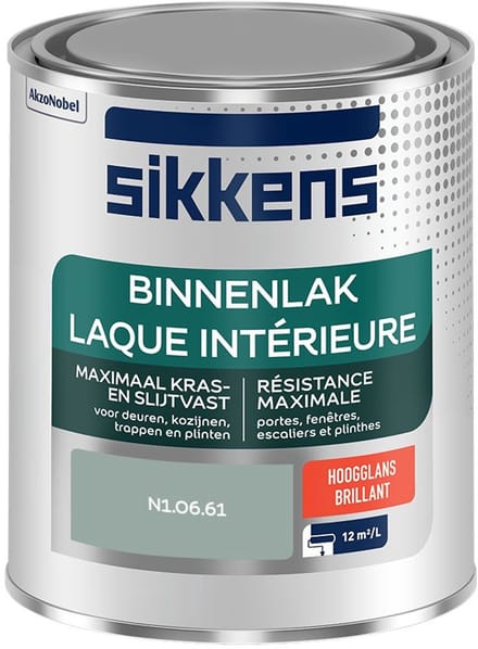 Sikkens - Binnenlak Hoogglans - N1.06.61 - Mengverf - 750 Ml