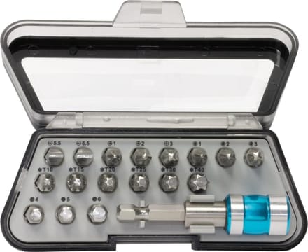 SW-Stahl 04128L bitassortiment RVS (INOX) 18 stuks