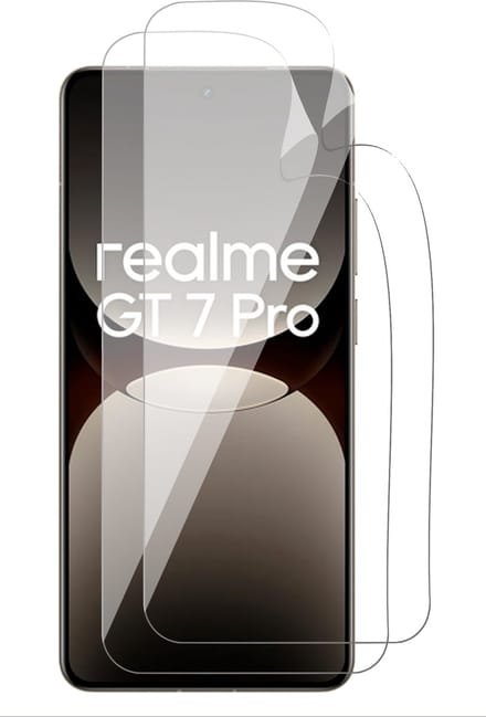 Screenprotector geschikt voor Realme GT 7 Pro - 2x FlexGuard Screen Protector