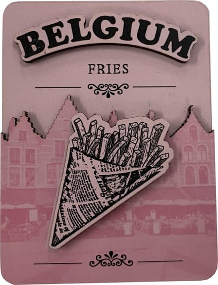 Memoriez 2D Magneet Friet Roze