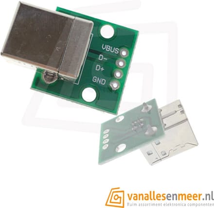 USB Type-B Female Breakout 4pin USB-B