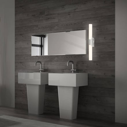 Briloner Badkamerpiegel lamp Klak Brilo, chroom, 47 cm