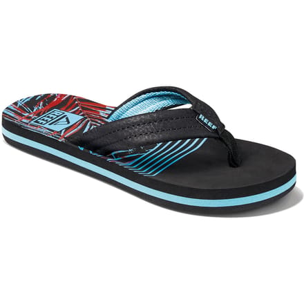 REEF KIDS AHI Jongens Slippers - Zwart - Blauw