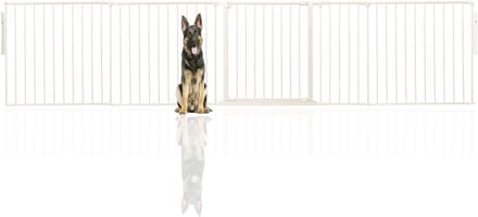 Bettacare Hondenhek Meerdere Panelen, Tot 344cm Breed, Wit, 70cm H
