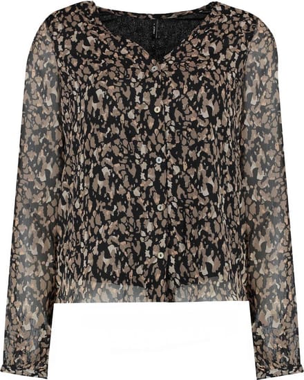 ONLY - ONLLUNA L/S V-NECK TOP NOOS PTM - Dames - Blouses
