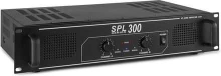 Skytec SPL300 DJ PA versterker - 2x 150W