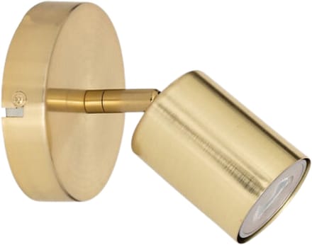 Atmosphera Wandlamp / plafondlamp Vico - D10 x H15 cm - metaal - goud - 2 lichtbronnen