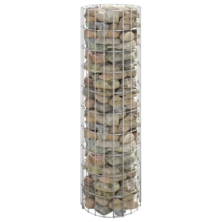 vidaXL - Gabion - paal - rond - Ø30x100 - cm - gegalvaniseerd - staal