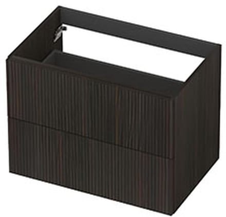 INK - Onderkast 2L Fineer Gefreesd Tbv Greep - 700x450x520 Mm - Matt Intens Black