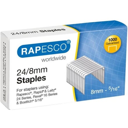 Rapesco Nietjes 24/8 mm - 1000 stuks