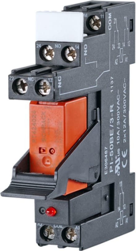 Metz Connect RM3-2W 24 V DC Relais 24 V/DC (max) 2x wisselcontact Piece 1 stuk(s)