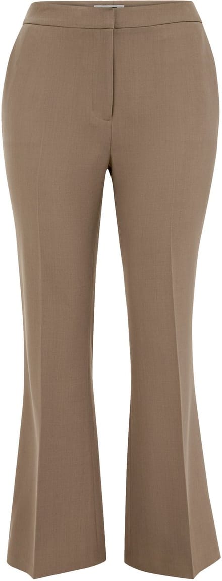WE Fashion Dames flared pantalon - curve