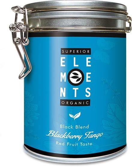 Blackberry Tango biologische thee in luxe bewaarblik | 100 gram