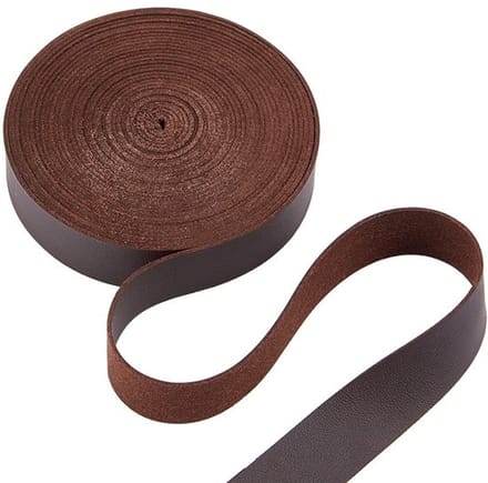 Allecto - Lederen Band - Knutselen - 5 m x 19 mm - Imitatieleer - Diy