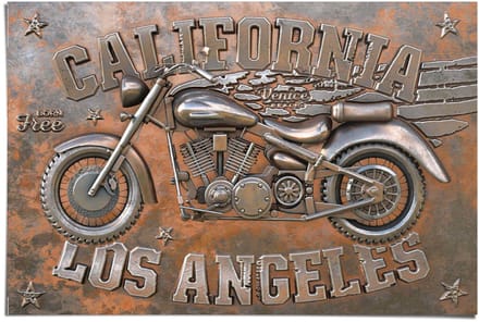 Poster Motorfiets - 61 x 91,5 - Papier - REINDERS