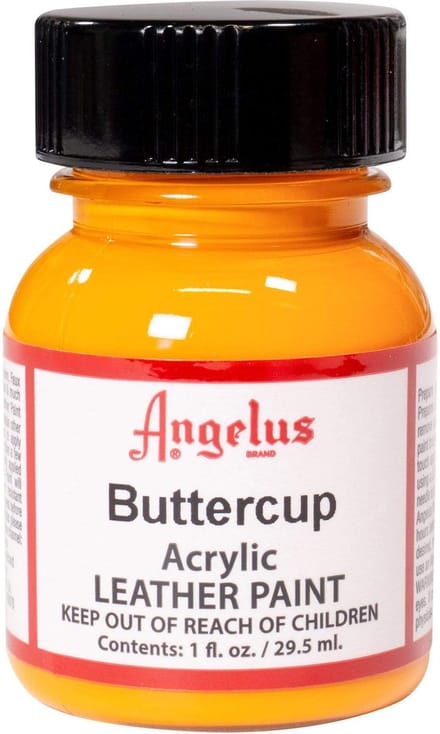 Angelus Leather Acrylic Paint - textielverf voor leren stoffen - acrylbasis - Buttercup - 29,5ml