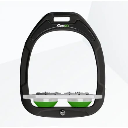 Platte Ultra Grip Beugels Zwart/Grijs/Groen Flex-On Green Composite