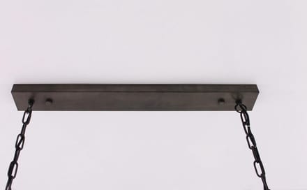 BRILLIANT lamp Century hanglamp 2-lichts zink antiek / bruin