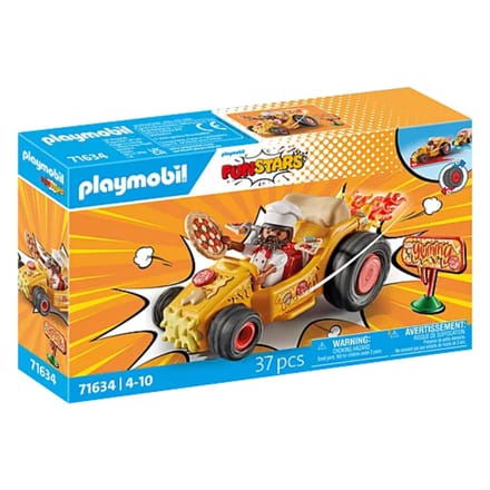 Pizzaiolo en kart voertuigen spel Playmobil