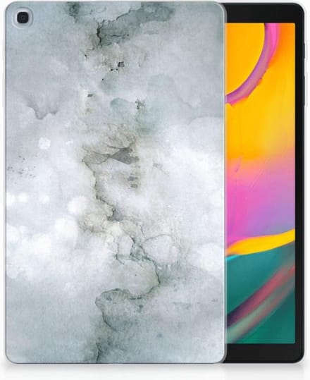Tablethoes Samsung Galaxy Tab A 10.1 (2019) Painting Grey