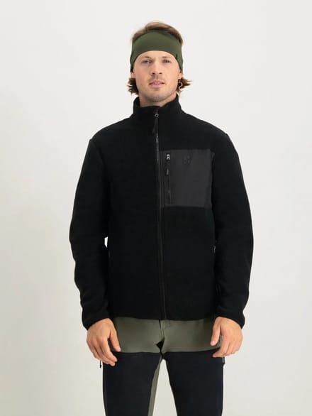 Poederbaas Four Seasons Fleece Vest - Heren - Zwart - Maat M