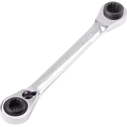 TOOLCRAFT TO-5355795 Dubbele ringsleutelratelset Sleutelbreedte (metrisch) 10 - 19 mm