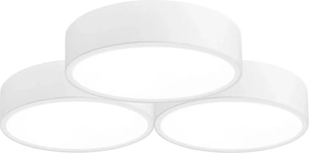 TooLight Plafondlamp - 6 lichtpunten - modern wit design - E27 fitting