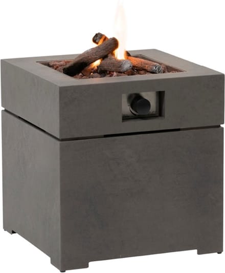 Cosi Cosibrixx 60 Concrete Look Vuurtafel - Sfeervolle tuinverwarming - Compact model - Inclusief gasslang