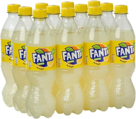 Fanta Lemon - Zero - PET fles - 12x50 cl