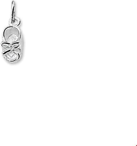 zilver gerhodineerd hanger babyschoen 1321769