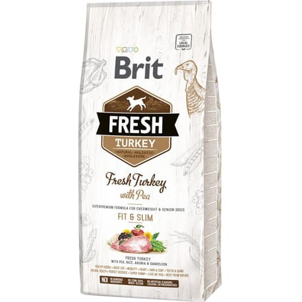 Brit Fresh Kalkoen met erwten Light Fit & Slim - 12 kg
