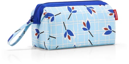 Reisenthel Travelcosmetic Toilettas - Polyester - 4L  - Leaves Blue Lichtblauw;Wit