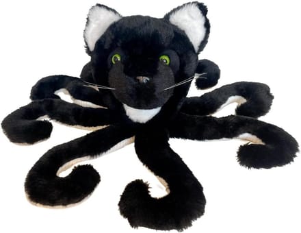 Octopus Knuffel - Pluche Dier Vriend - Spelen en Knuffelen - Unieke Hybride Vorm - 38 cm - Wit
